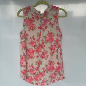 Floral tank top